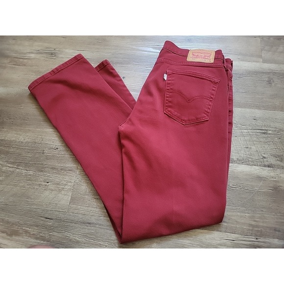 Levi's Other - LEVIS 514 MEN'S RED JEANS, 35 x 34 PC9 00514-0798